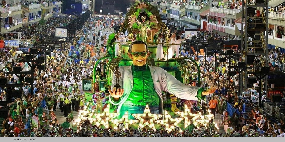 São Paulo Carnival Tickets in High Level Box with included Shuttle, Guide, Food and Drink in a Small Group