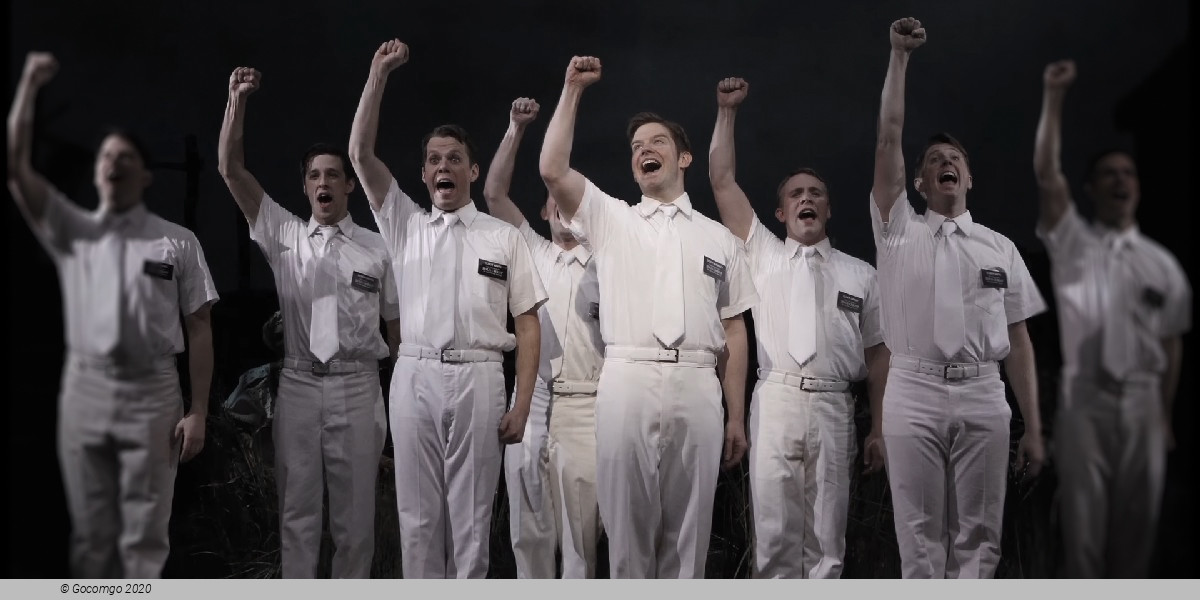 Scene 7 from the musical "The Book of Mormon" (West End production)
