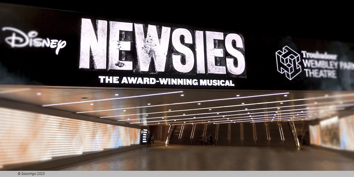 Newsies The Musical (Troubadour Wembley Park Theatre) schedule & tickets Newsies The Musical (Troubadour Wembley Park Theatre) schedule & tickets