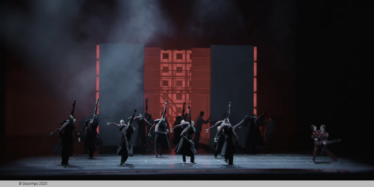 Scene 2 from the modern ballet "The Twelve"