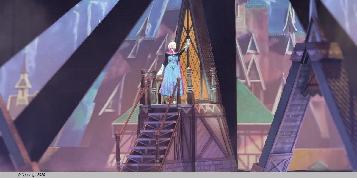 Musical circus show on ice with highlights from "Frozen" 1 & 2