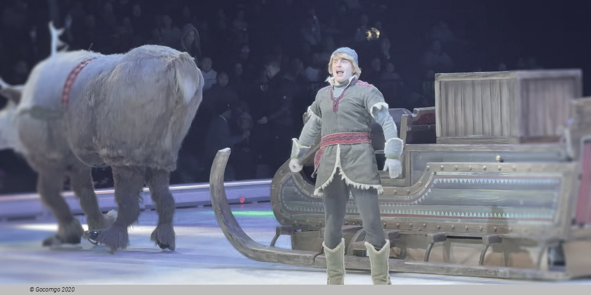 Musical circus show on ice with highlights from "Frozen" 1 & 2
