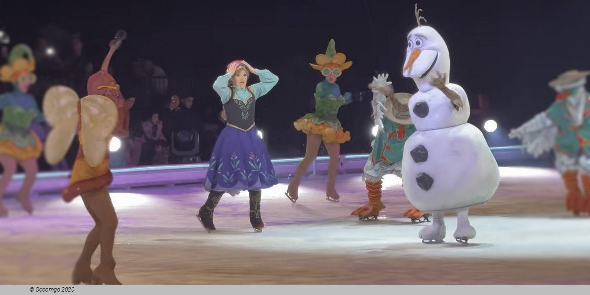 Musical circus show on ice with highlights from "Frozen" 1 & 2