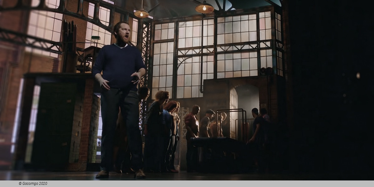 Scene 2 from the musical "Kinky Boots"