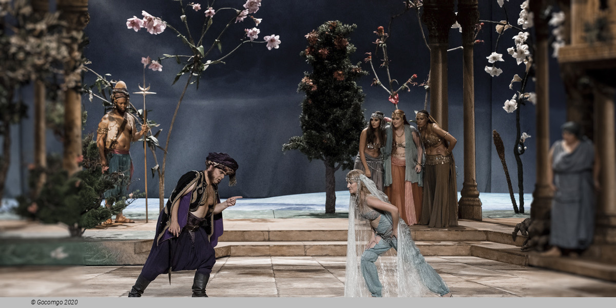 Scene 1 from the opera "Die Entführung aus dem Serail"