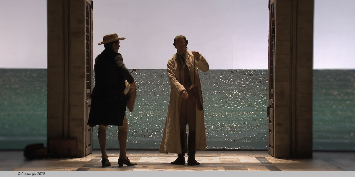 Scene 4 from the opera "Die Entführung aus dem Serail"