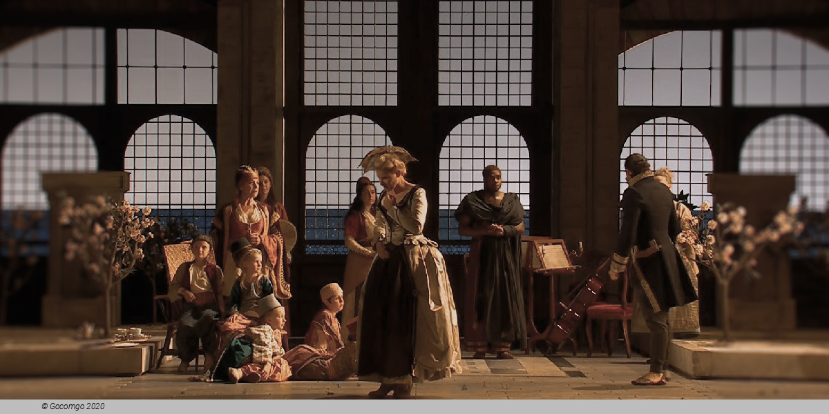 Scene 7 from the opera "Die Entführung aus dem Serail"