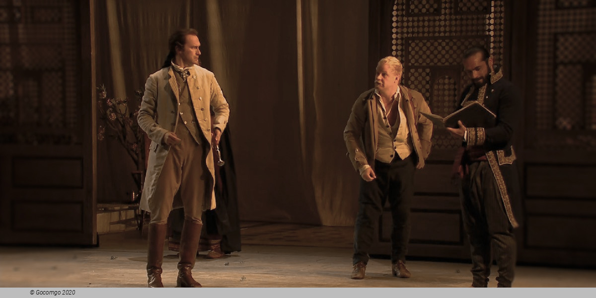 Scene 8 from the opera "Die Entführung aus dem Serail"